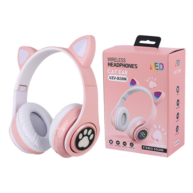 هدفون بلوتوثی رم خور Cat Ear VZV-B39M