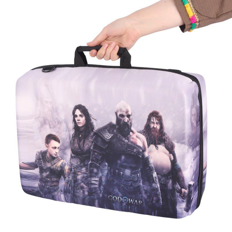 کیف کنسول بازی PS5 طرح God of War Ragnarok