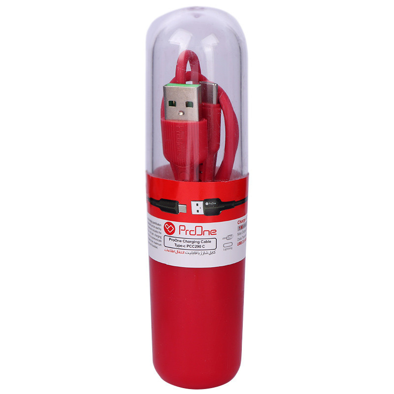 کابل تایپ سی فست شارژ ProOne PCC290 2A 1m