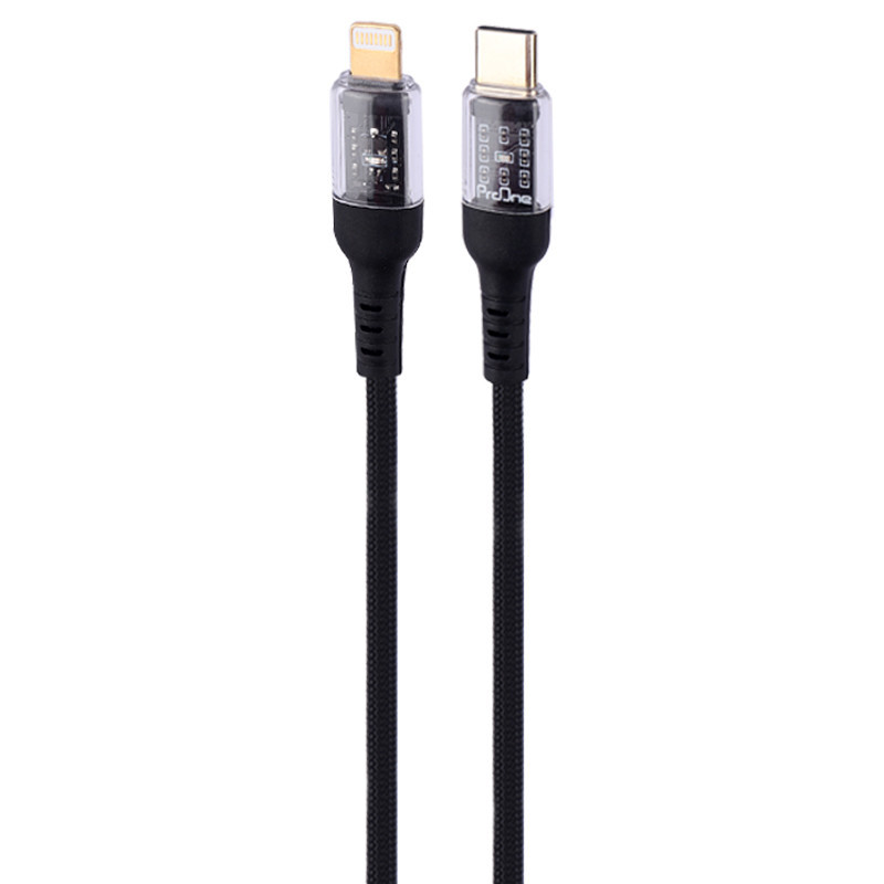 کابل تبدیل فست شارژ ProOne PCC114 Type-C To Lightning PD 20W 1m