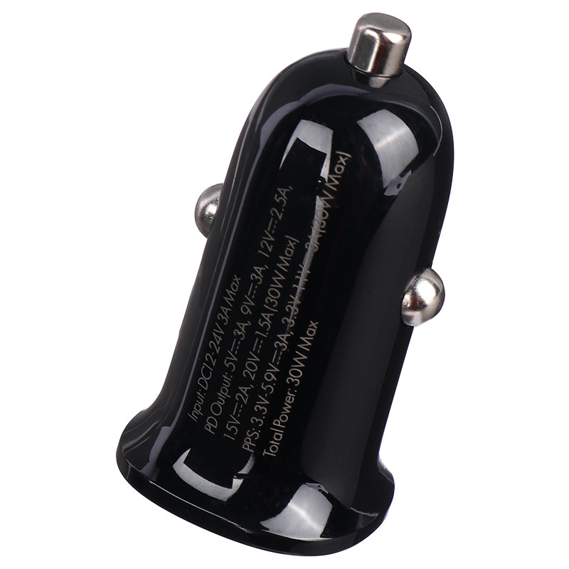 شارژر فندکی فست شارژ Ldnio C106 3A QC3.0 PD 30W + کابل تایپ سی