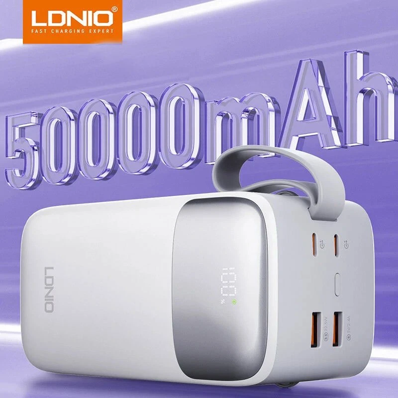 پاور بانک فست شارژ 50000 الدینیو Ldnio PQ50 QC3.0 PD 22.5W