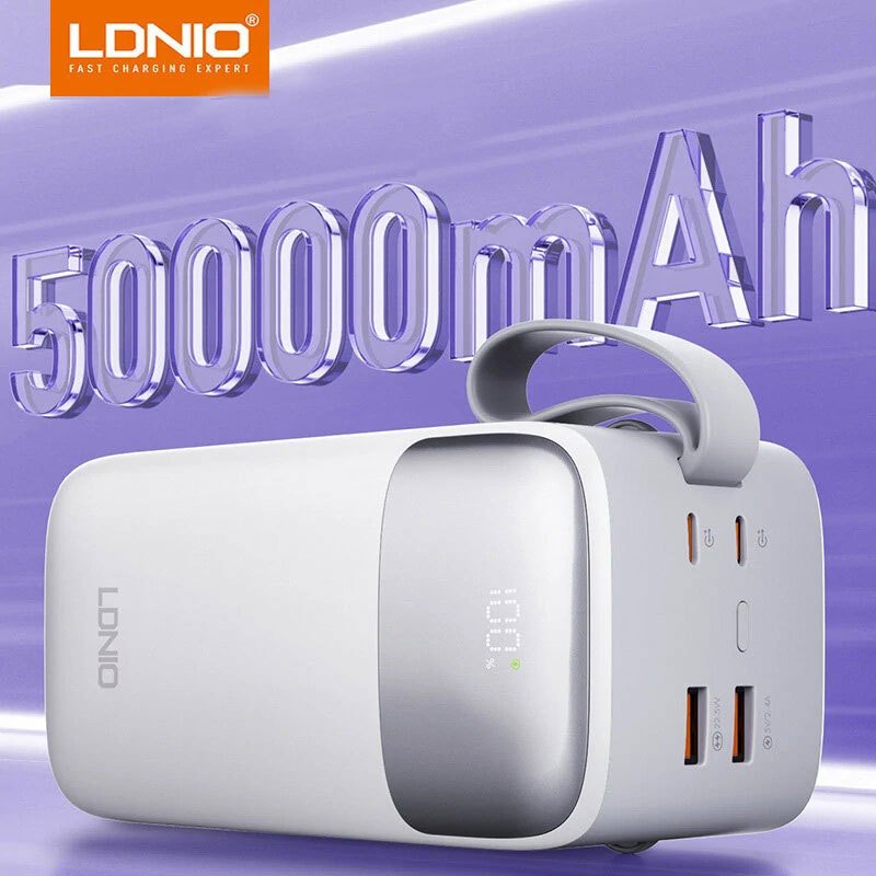 پاور بانک فست شارژ 50000 الدینیو Ldnio PQ50 QC3.0 PD 22.5W