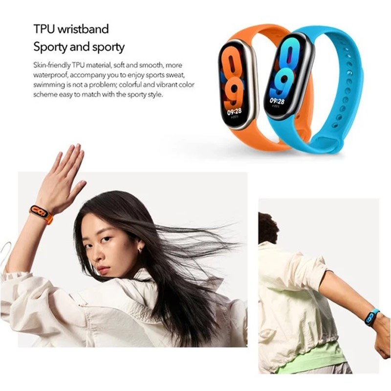 دستبند سلامتی شیائومی نسخه گلوبال Xiaomi Mi Band 8 M2239B1