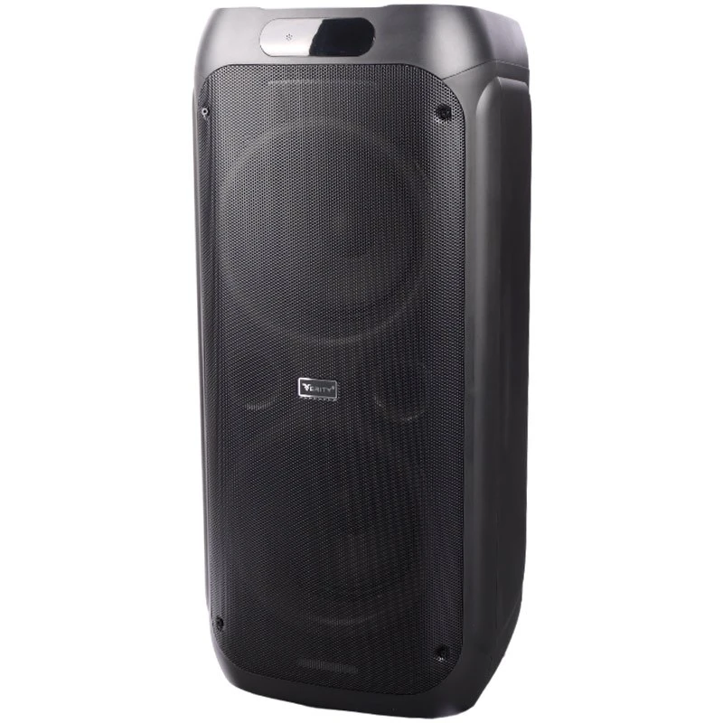 اسپیکر چمدانی بلوتوثی رم و فلش خور Verity V-PS2408 + میکروفون و ریموت کنترل