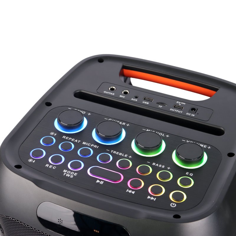 اسپیکر چمدانی بلوتوثی رم و فلش خور Verity V-PS2408 + میکروفون و ریموت کنترل