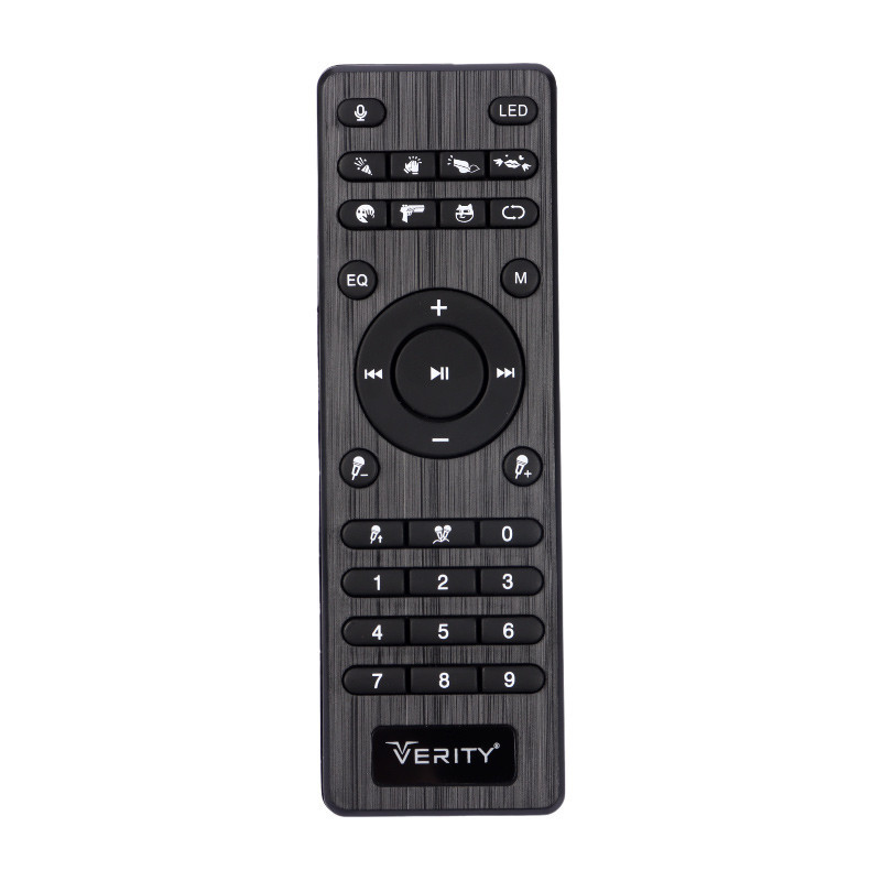 اسپیکر چمدانی بلوتوثی رم و فلش خور Verity V-PS2408 + میکروفون و ریموت کنترل