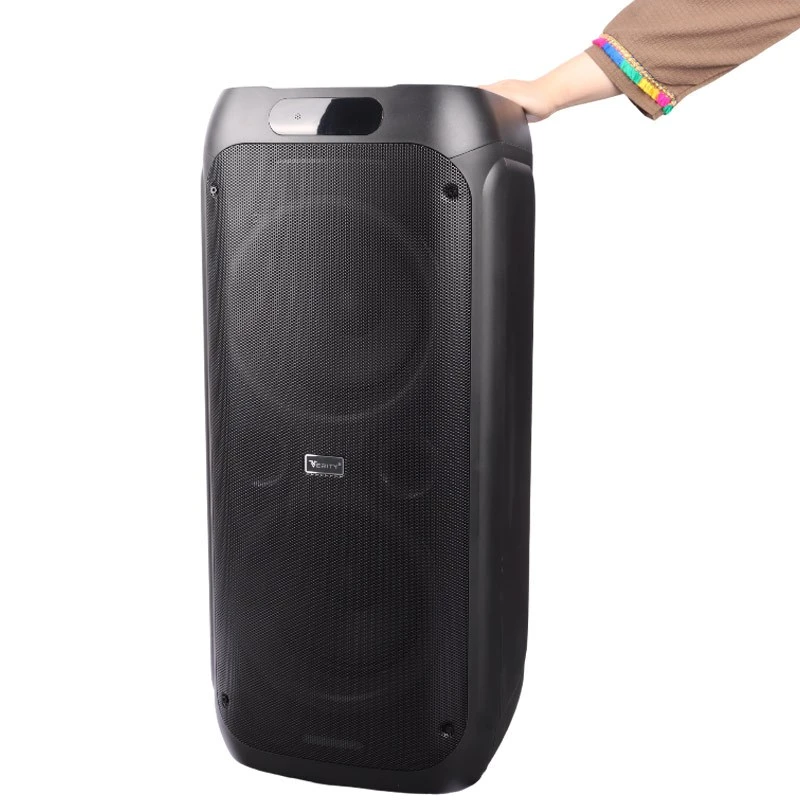 اسپیکر چمدانی بلوتوثی رم و فلش خور Verity V-PS2408 + میکروفون و ریموت کنترل