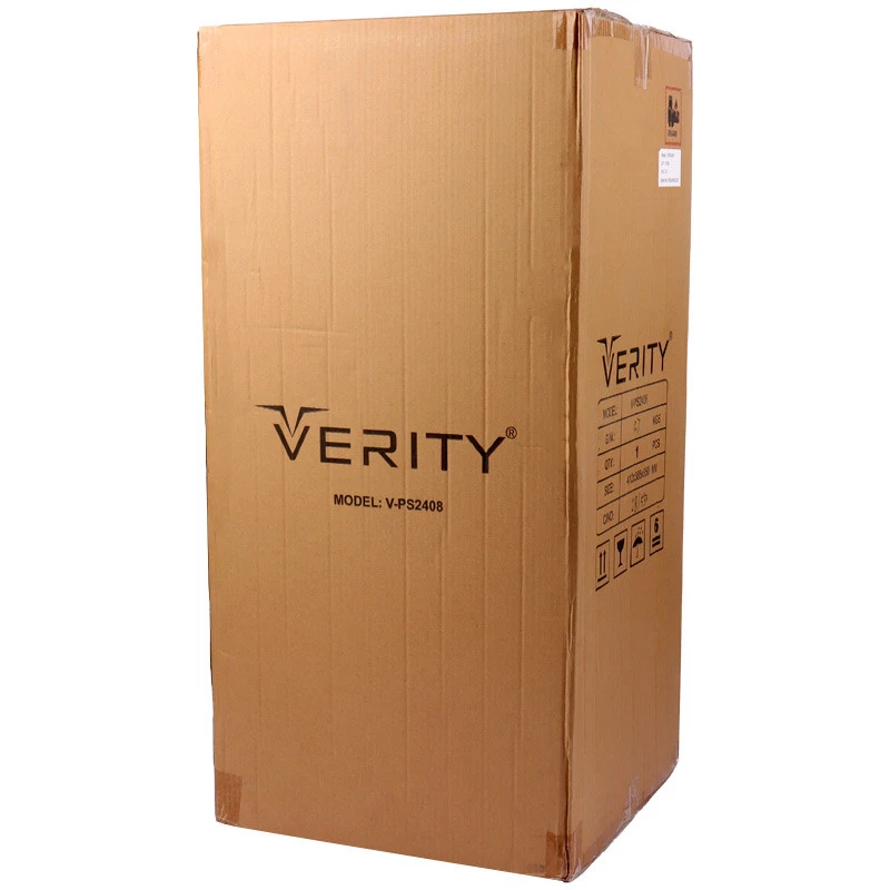 اسپیکر چمدانی بلوتوثی رم و فلش خور Verity V-PS2408 + میکروفون و ریموت کنترل