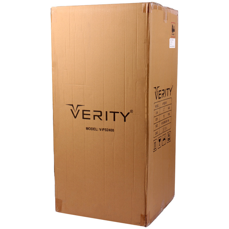 اسپیکر چمدانی بلوتوثی رم و فلش خور Verity V-PS2408 + میکروفون و ریموت کنترل