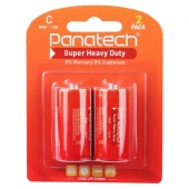 باتری دوتایی متوسط Panatech Super Heavy duty R14P 1.5V C