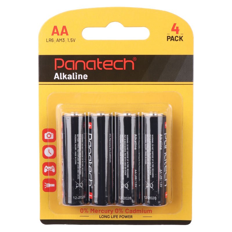 باتری چهارتایی قلمی Panatech Alkaline LR6 1.5V AA