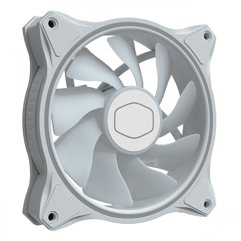 فن کیس کولر مستر Cooler Master MasterFan MF120 Halo ARGB White 12*12 بسته 3 عددی