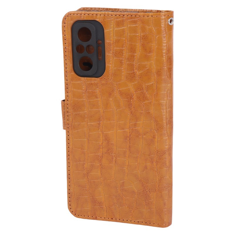کیف چرمی پوست ماری مگنتی محافظ لنزدار Xiaomi Redmi Note 10 Pro 4G