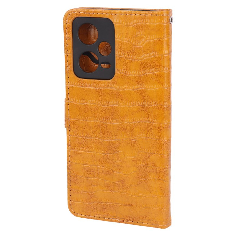 کیف چرمی پوست ماری مگنتی محافظ لنزدار Xiaomi Redmi Note 12 Pro 5G