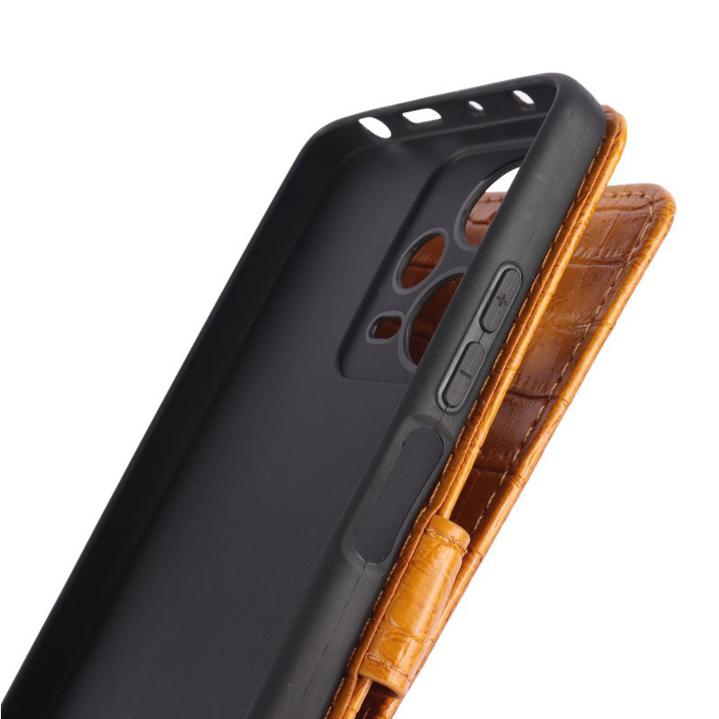 کیف چرمی پوست ماری مگنتی محافظ لنزدار Xiaomi Redmi Note 12 Pro 5G