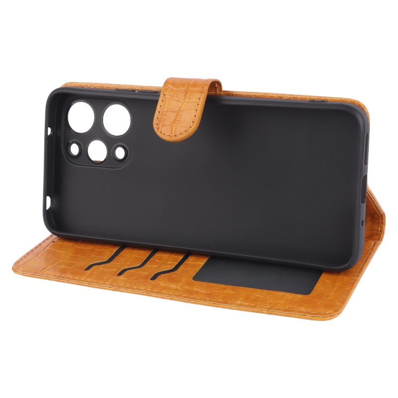 کیف چرمی پوست ماری مگنتی محافظ لنزدار Xiaomi Redmi 12