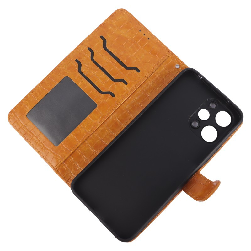 کیف چرمی پوست ماری مگنتی محافظ لنزدار Xiaomi Redmi 12
