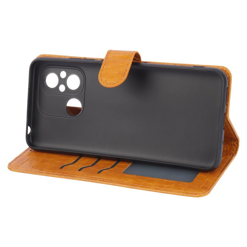 کیف چرمی پوست ماری مگنتی محافظ لنزدار Xiaomi Redmi 12C