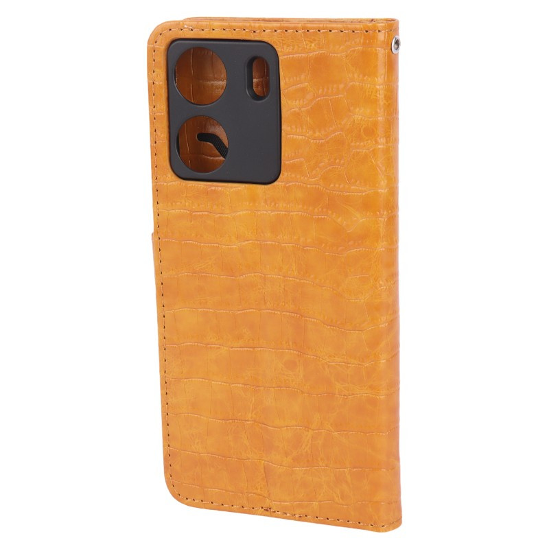 کیف چرمی پوست ماری مگنتی محافظ لنزدار Xiaomi Redmi 13C / Poco C65