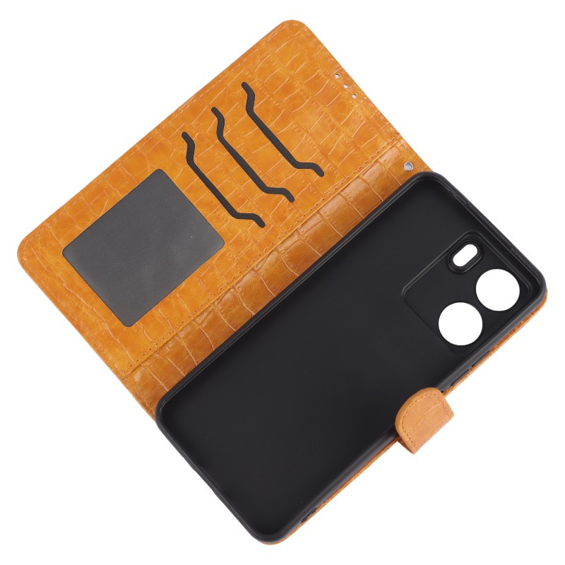 کیف چرمی پوست ماری مگنتی محافظ لنزدار Xiaomi Redmi 13C / Poco C65