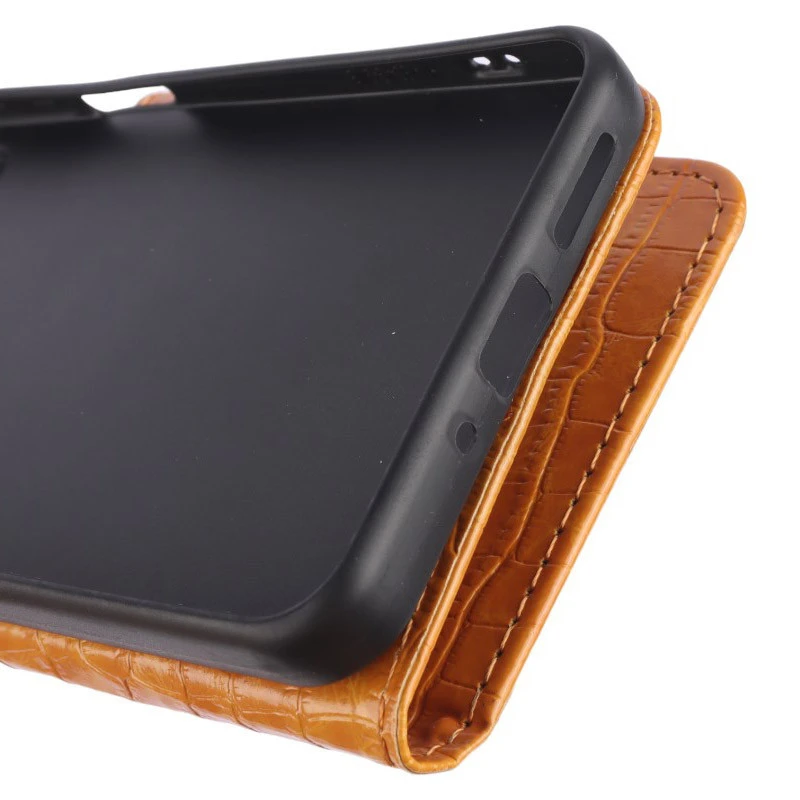کیف چرمی پوست ماری مگنتی محافظ لنزدار Xiaomi Redmi 13C / Poco C65