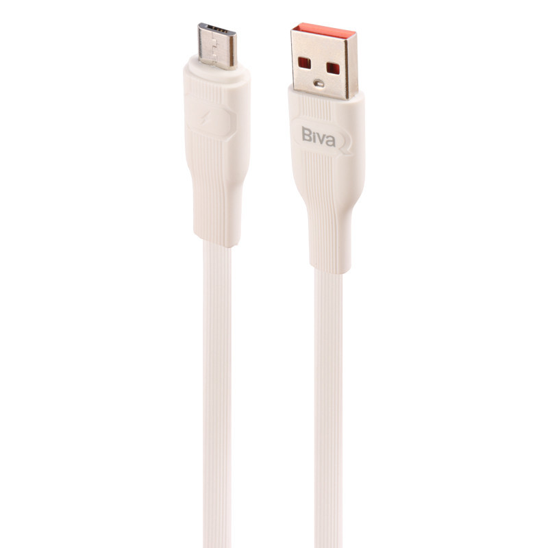 کابل میکرو یو اس بی فست شارژ Biva C-01V 2.4A 1m