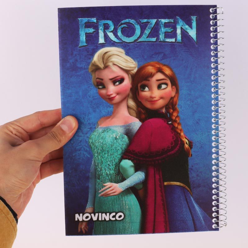 دفتر سیمی طلقی 80 برگ Novinco