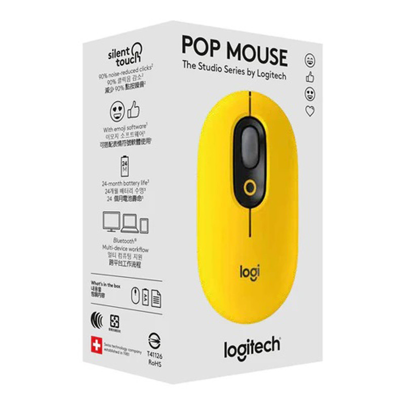 موس بی سیم Logitech Pop Muse
