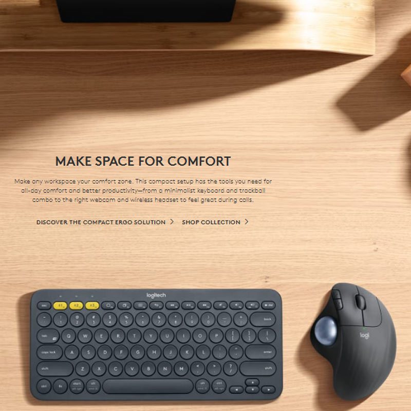 موس بی سیم Logitech Ergo M575