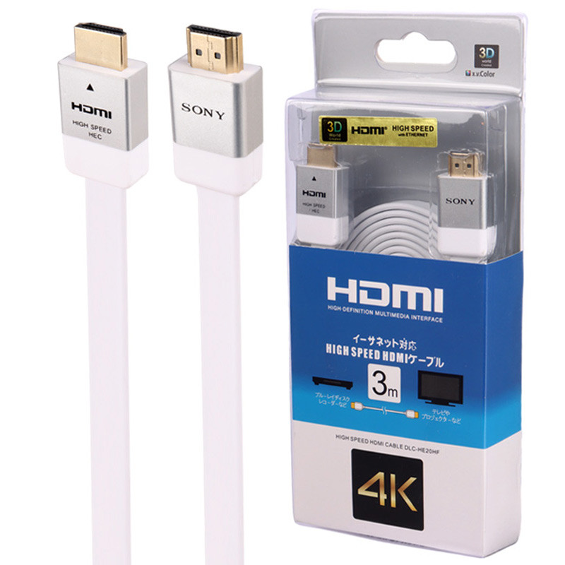 کابل HDMI 4K سونی 3D Flat طول 3 متر