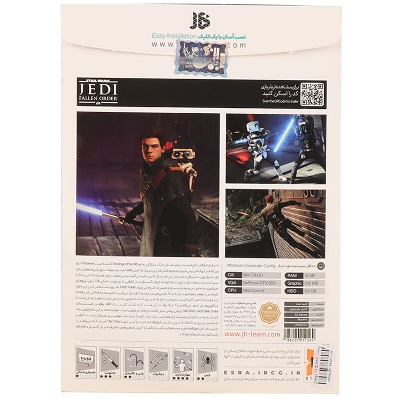 بازی Star Wars Jedi Fallen Order 5DVD9 JB.TEAM مناسب برای PC