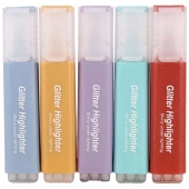 ماژیک هایلایت Glitter highlighter H3353 بسته 5 عددی