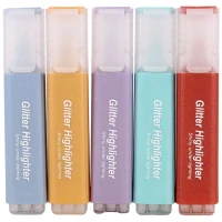 ماژیک هایلایت Glitter highlighter H3353 بسته 5 عددی
