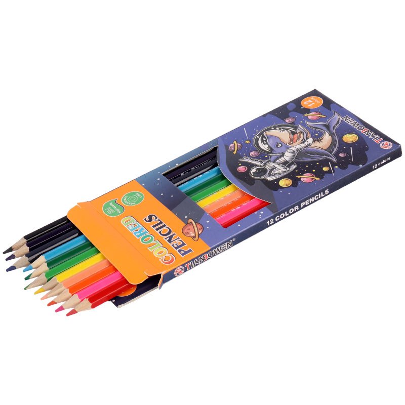 مداد رنگی 12 رنگ تیانبوون Tianbowen TB-8012-12
