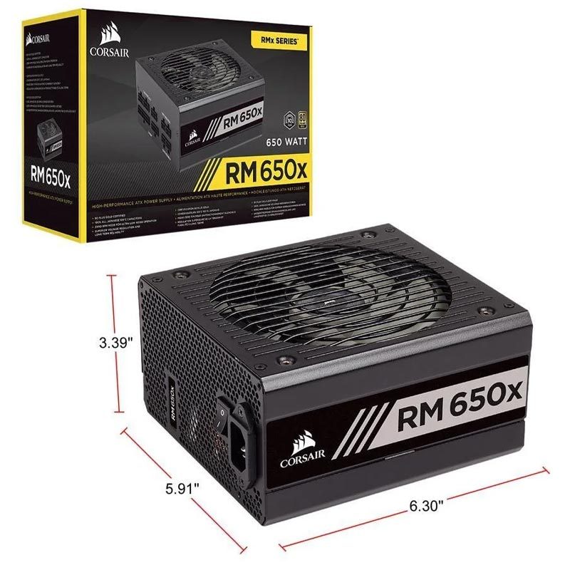 پاور ماژولار کورسیر Corsair RMx RM650x Gold 650W