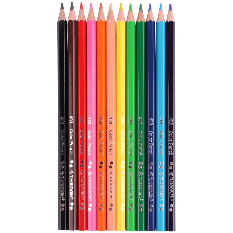 مداد رنگی 12 رنگ تیانبوون Tianbowen TB-8899-12