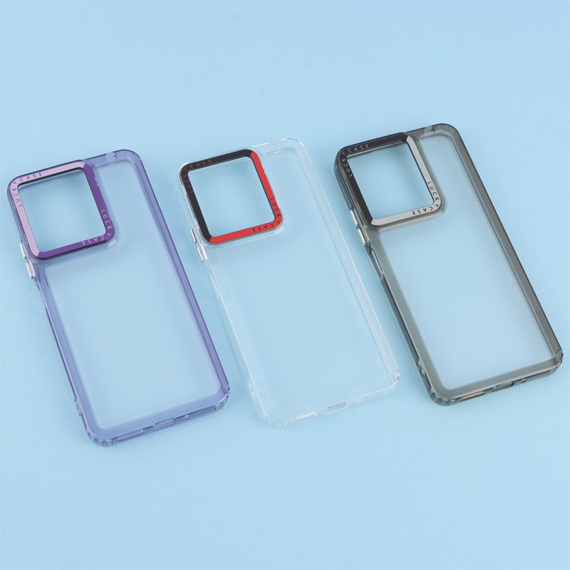قاب PC پشت شفاف Lucky Case دور رنگی Xiaomi Redmi 13 4G / Redmi 13 5G
