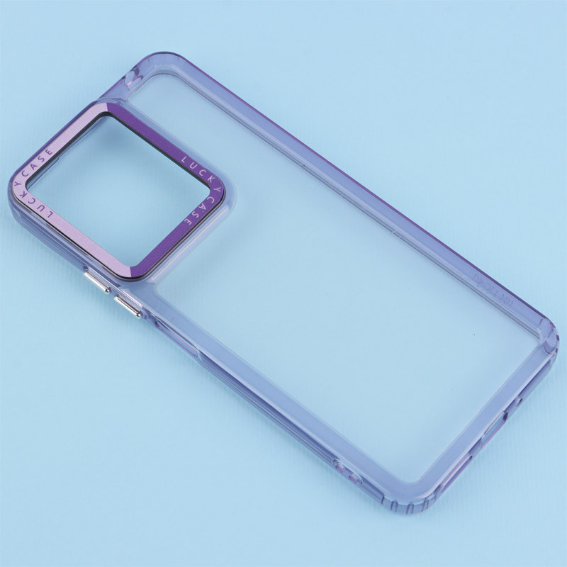 قاب PC پشت شفاف Lucky Case دور رنگی Xiaomi Redmi 13 4G / Redmi 13 5G