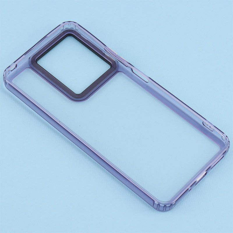 قاب PC پشت شفاف Lucky Case دور رنگی Xiaomi Redmi 13 4G / Redmi 13 5G