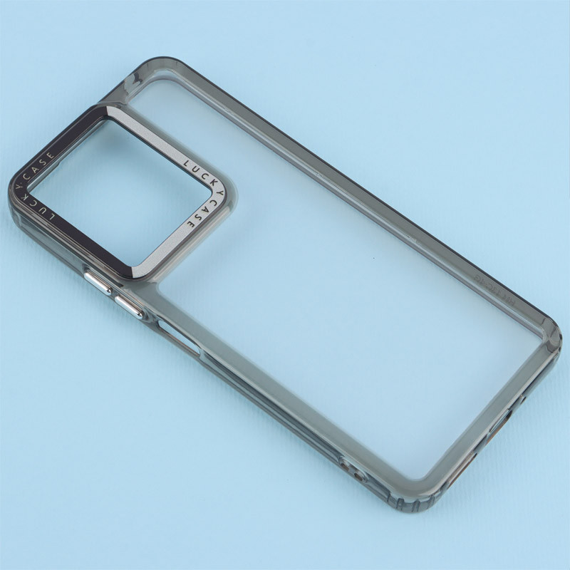 قاب PC پشت شفاف Lucky Case دور رنگی Xiaomi Redmi 13 4G / Redmi 13 5G