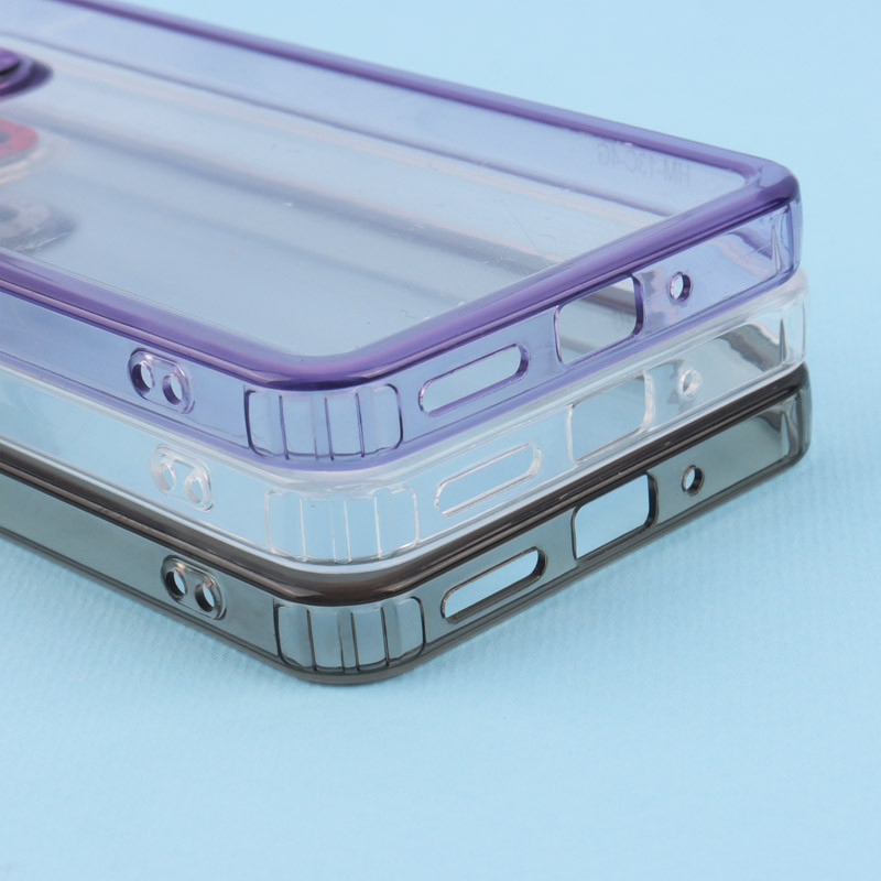 قاب PC پشت شفاف Lucky Case دور رنگی Xiaomi Redmi 13 4G / Redmi 13 5G