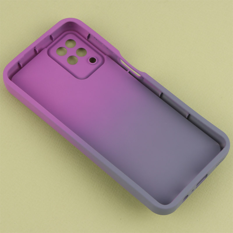قاب سیلیکونی سامسونگ Galaxy A12 / M12 اسپینردار محافظ لنزدار دورنگ