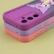 قاب سیلیکونی سامسونگ Galaxy A55 اسپینردار محافظ لنزدار دورنگ