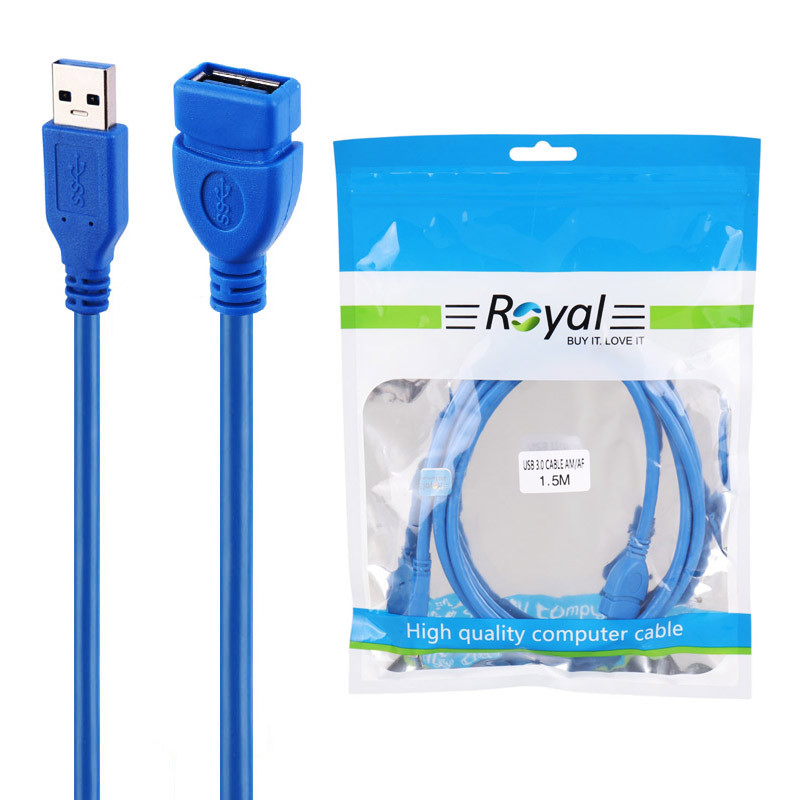 کابل افزایش طول Royal USB3.0 1.5m