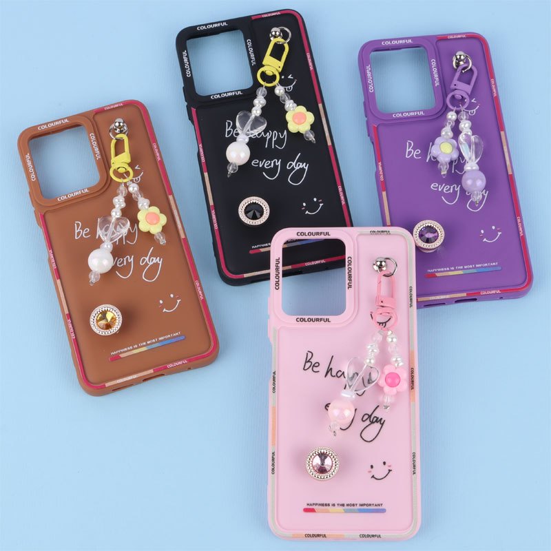 قاب ژله ای Colourful شیائومی Redmi Note 12 4G آویزدار