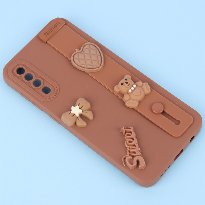 قاب سیلیکونی ژله ای دستبندی محافظ لنزدار Samsung Galaxy A50