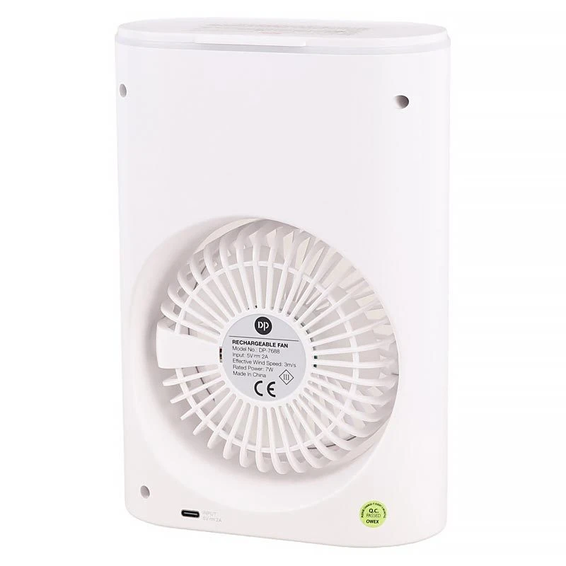 پنکه رومیزی شارژی رطوبت ساز دی پی DP-7688