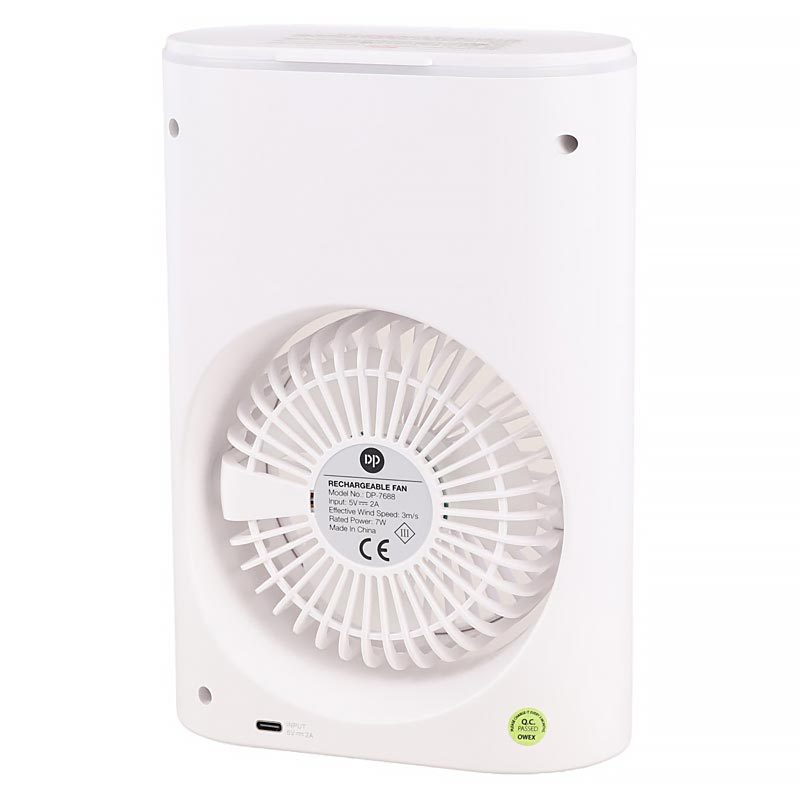 پنکه رومیزی شارژی رطوبت ساز دی پی DP-7688