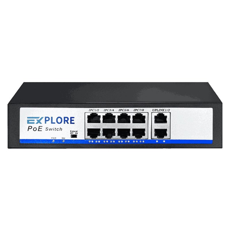 سوییچ Explore EX-P8002G 2Port + 8 POE